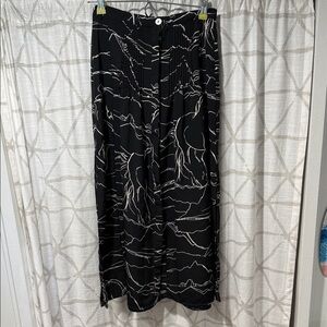 TopShop Horse Scribble Midi Skirt UK 8/US4